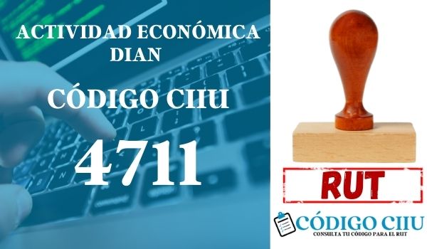 actididad economica 4711 ciiu dian rut